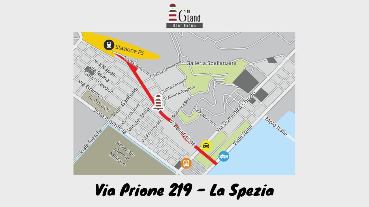 6Th Land - Rent Rooms Affittacamere La Spezia Ngoại thất bức ảnh